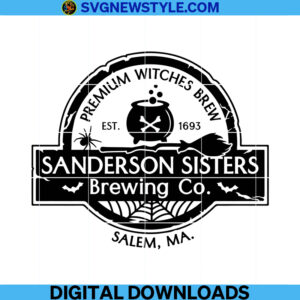 Sanderson Sisters Witches Brewing Co Svg Files