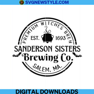 Sanderson Sisters Witches Brewing Co Svg Png