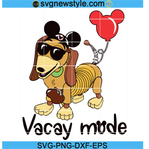 Slinky Dog Vacay Mode Svg