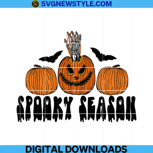 Spooky Season Svg Silhouette