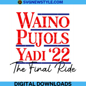 St Louis Cardinals Waino Pujols Yadi Svg