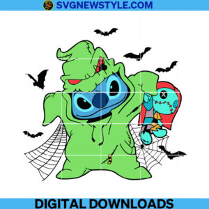Stitch Horror Halloween Svg Png