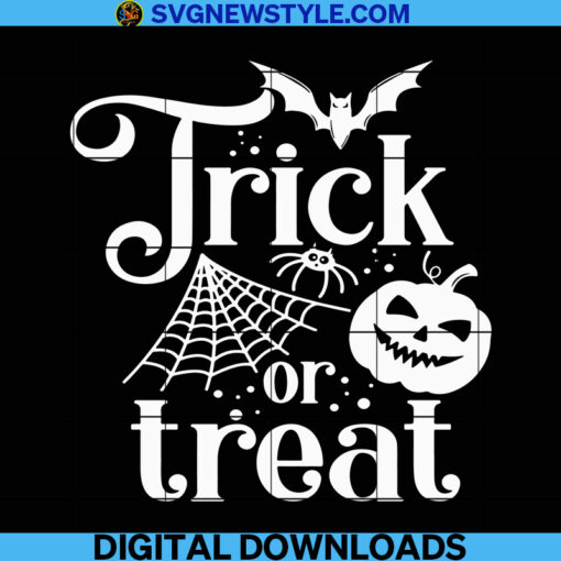 Trick or Treat Svg, Trick or Treat Png, Halloween Trick or Treat Svg ...