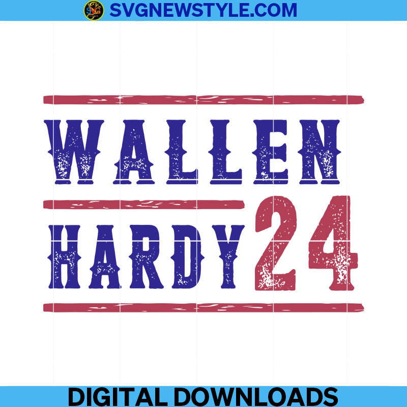 Wallen And Hardy 2024 Svg, Wallen Png, Hardy Svg, Country Png, Western