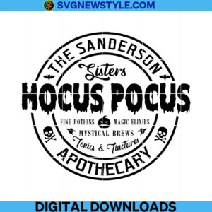 The Sanderson Sister Hocus Pocus Svg, Png, Dxf, Eps, Files For Cricut