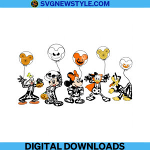Disney Skeleton Halloween Svg