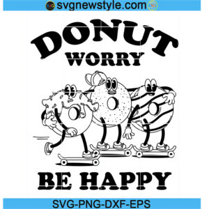 Donut worry svg