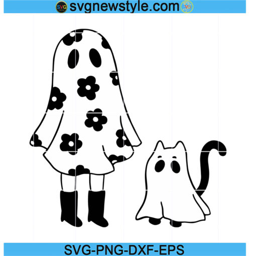 Ghost Cat Svg Cricut File