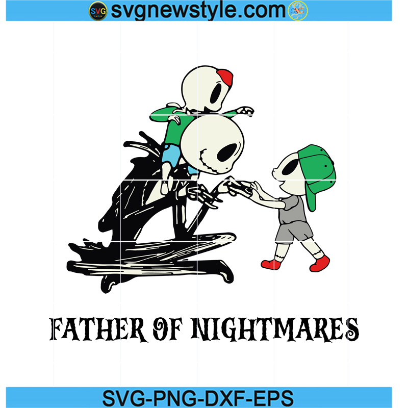 Father Of Nightmares Svg, Png, Dxf, Eps, Digital Downloads 4 two boys father Of Nightmares