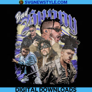 Bad Bunny Png, RAP Hip-hop Png, Instant Download