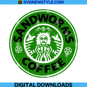 Beetlejuice Starbucks logo svg