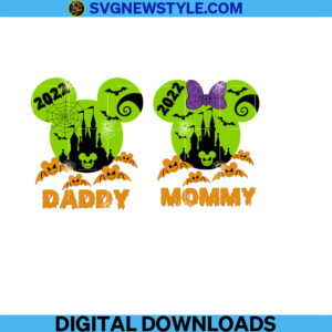 Bundle Halloween Daddy And Mommy Svg