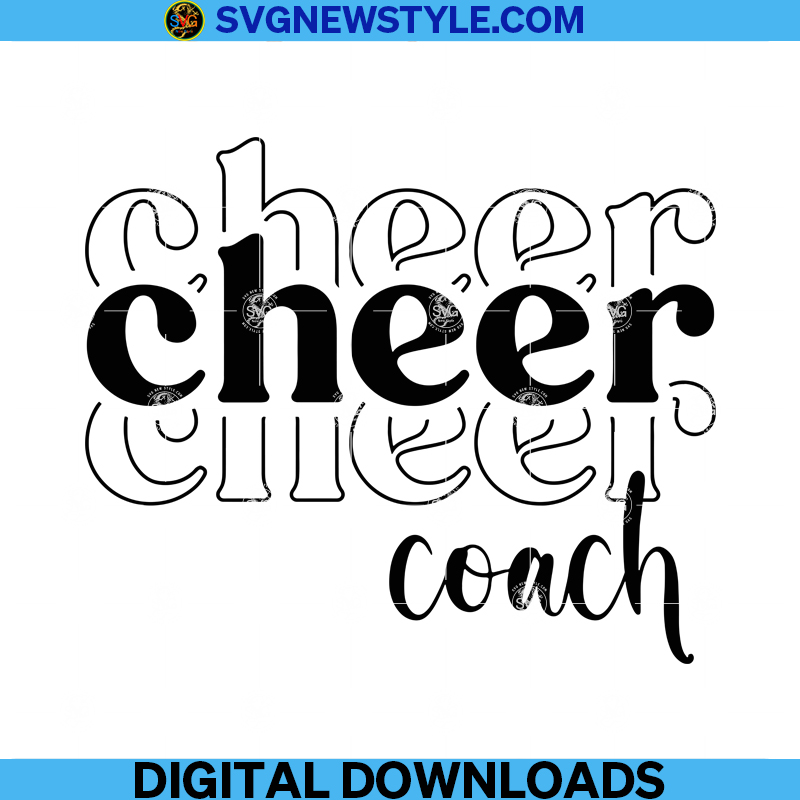 Cheerleader Svg, Cheer Coach Svg, Cheerleader Coach Svg, Cheer Season ...