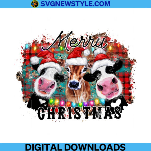 Christmas Cow Png