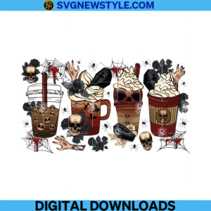 Skull spice latte iced Png
