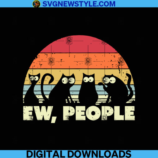 Ew People Cat Svg