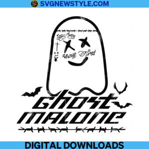 Ghost Malone Svg Files