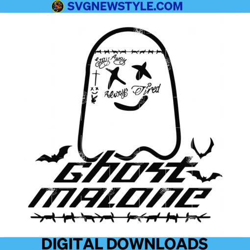 Ghost Malone Svg Files