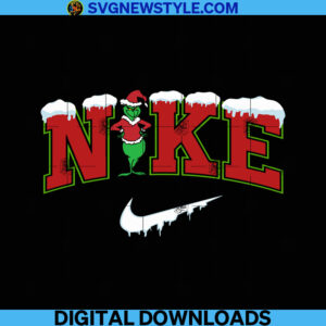 Grinch Christmas Snow Svg