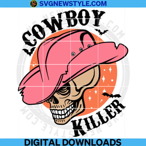 Halloween Cowboy Killer Svg