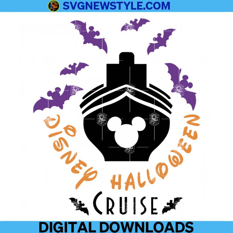 Halloween Cruise Svg, Family Trip Svg, Disney Halloween Cruise Ship Png