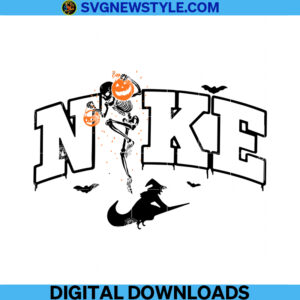 Halloween Skeleton Pumpkin Svg