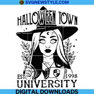 Halloweentown University Svg Silhouette
