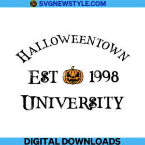 Halloweentown University Est 1998 Svg, Png, Dxf, Eps, Instant Download