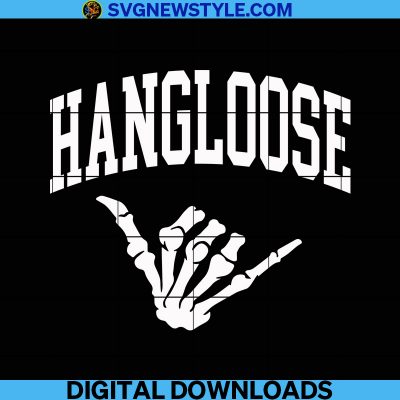 Hang Loose Svg, Hang Loose Halloween Svg, Fall Svg, Hang Loose Hand Svg 