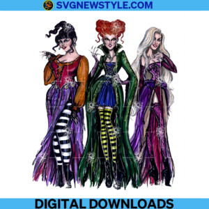 Hocus Pocus Png, Sanderson Sisters Png, Instant Download