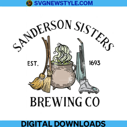 Sanderson Sisters Brewing co Svg