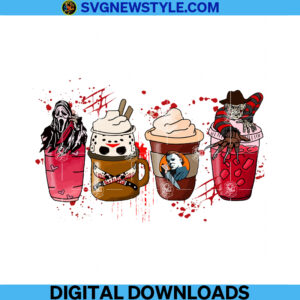 Horror Movie Coffee Latte Png