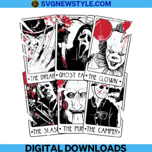 Horror Tarot Cards Red Png