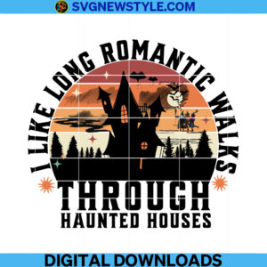 Through Haunted Houses Png, Bats Halloween Png, Digital Downloads
