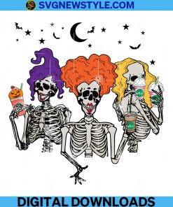 It's Just A Bunch Of Hocus Pocus Png, Sanderson Sisters Png, Halloween Png, Disney Halloween Png, Halloween Party Png.