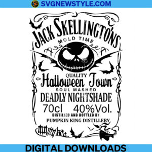Jack Skellington's Brewery Halloween Svg