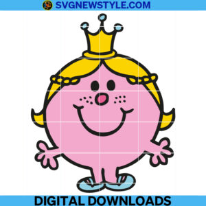 Little Miss Princess Svg, Commercial License Svg, Little Miss Sunshine Svg, Png.