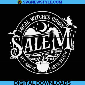 Local Witches Union Salem Svg