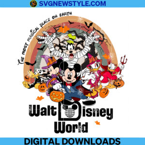 Vintage Walt Disney World Halloween Png