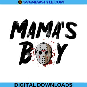Mama's Boy Jason Mask Svg