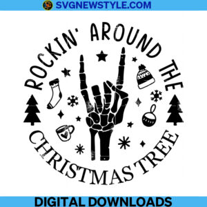 Rockin' Around The Christmas Tree Svg