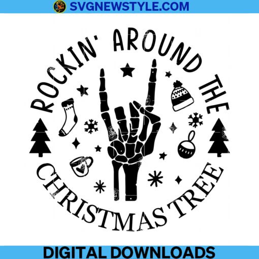 Rockin' Around The Christmas Tree Svg