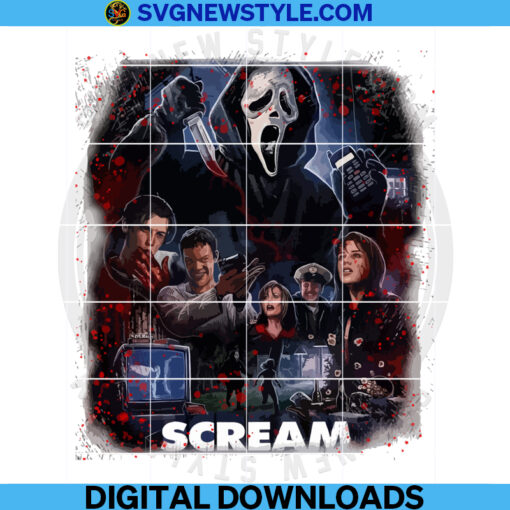 Scream ghost face Png Designs