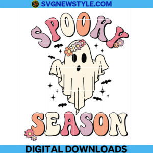Spooky Season Ghost Svg