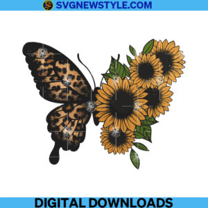 Sunflower Butterfly Png,
