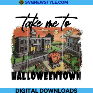 Take Me To Halloweentown Png Designs