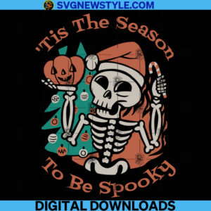 Tis The Season To Be Spooky Halloween Svg