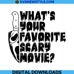 What's your favorite scary movie svg