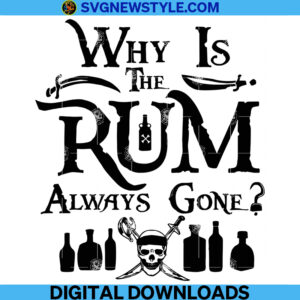 Why is the rum always gone svg