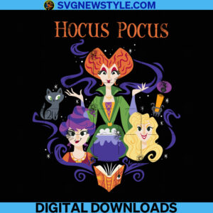 Hocus Pocus Halloween Svg Silhouette